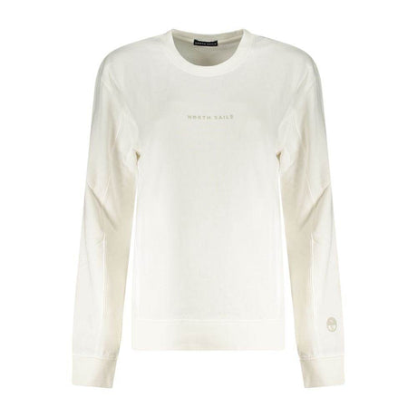 North Sails White Cotton Women Sweater - Hilstor