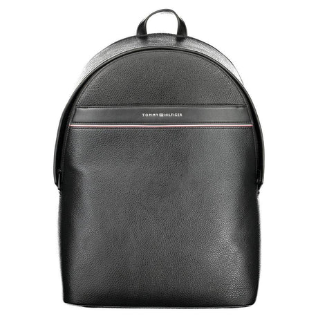 Tommy Hilfiger Black Polyester Men Backpack - Hilstor