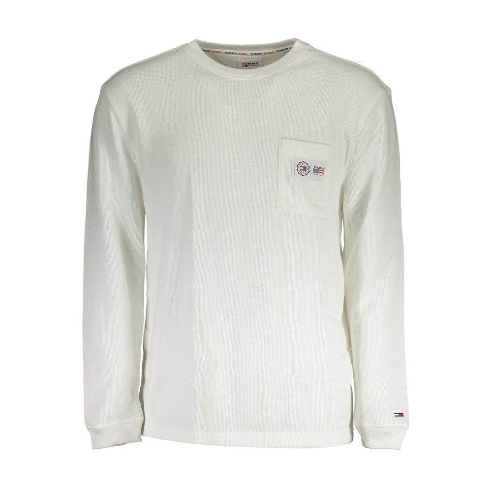 Tommy Hilfiger White Cotton Sweater - Hilstor