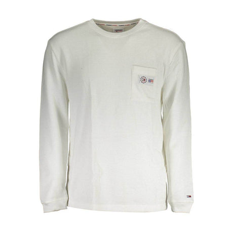 Tommy Hilfiger White Cotton Sweater - Hilstor