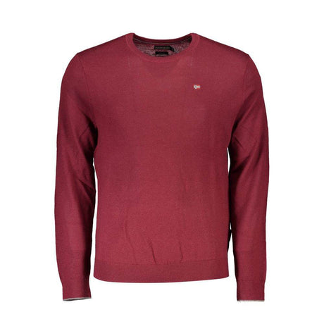 Napapijri Red Fabric Men Sweater - Hilstor