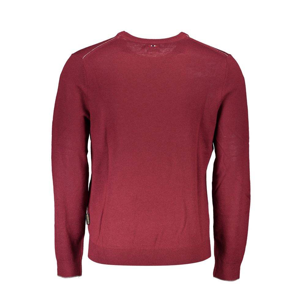 Napapijri Red Fabric Men Sweater - Hilstor
