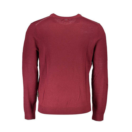 Napapijri Red Fabric Men Sweater - Hilstor