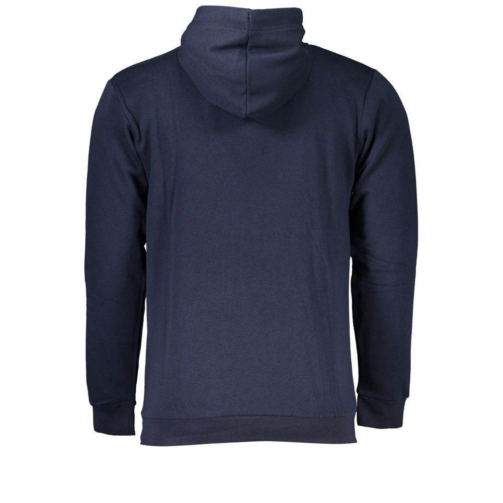 Sergio Tacchini Blue Cotton Men Hoodie - Hilstor