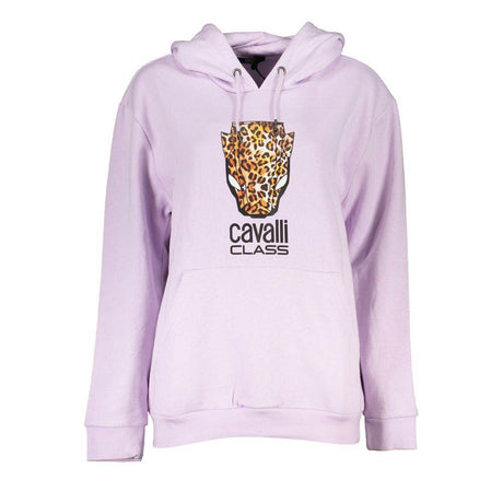 Cavalli Class Purple Cotton Women Sweater - Hilstor