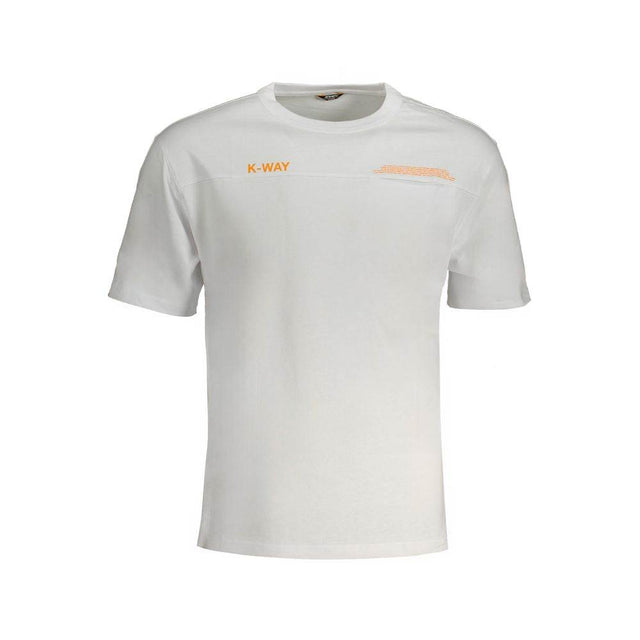 K-WAY White Cotton T-Shirt - Hilstor