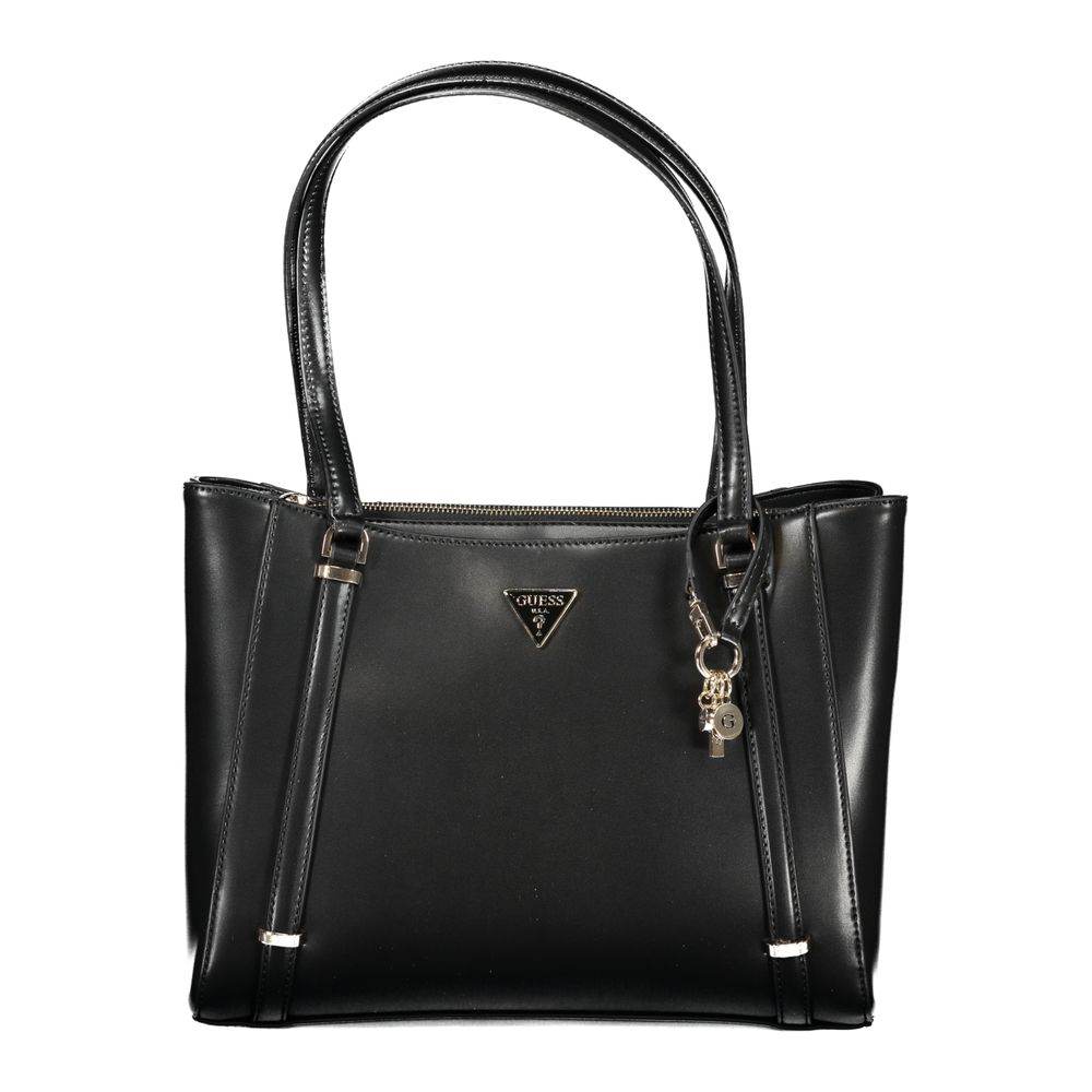 Guess Jeans Black Polyethylene Handbag - Hilstor