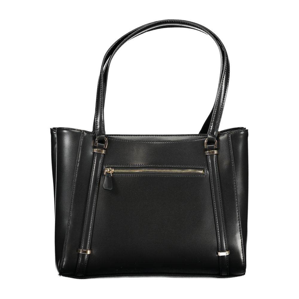 Guess Jeans Black Polyethylene Handbag - Hilstor
