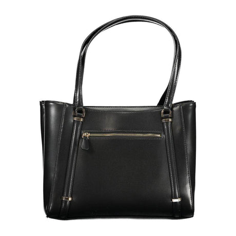 Guess Jeans Black Polyethylene Handbag - Hilstor