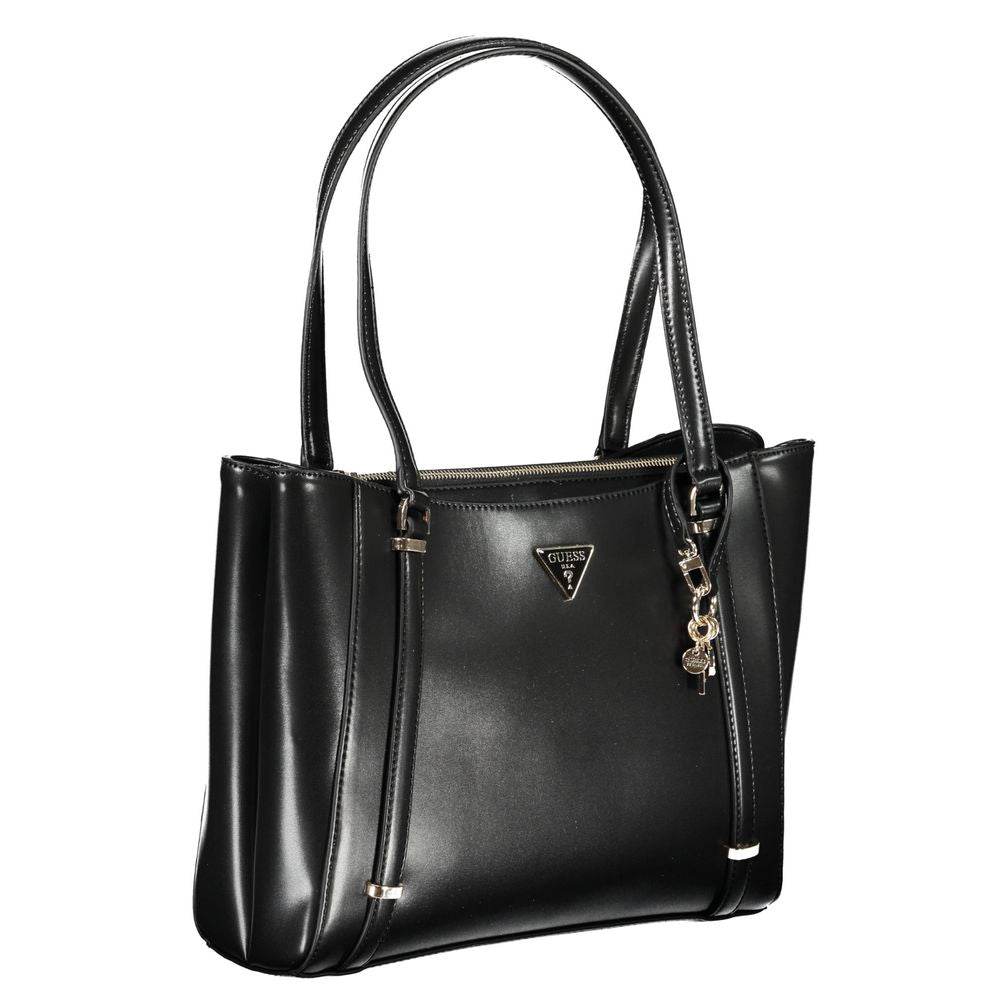 Guess Jeans Black Polyethylene Handbag - Hilstor