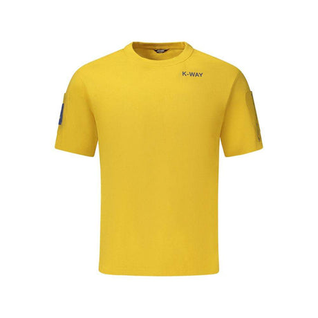 K-WAY Yellow Cotton Men T-Shirt - Hilstor