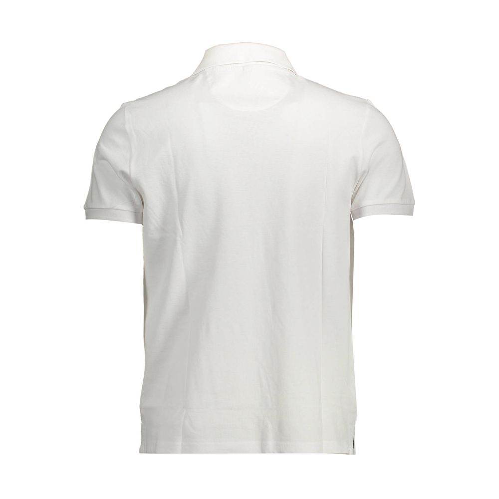 North Sails White Cotton Men Polo Shirt - Hilstor
