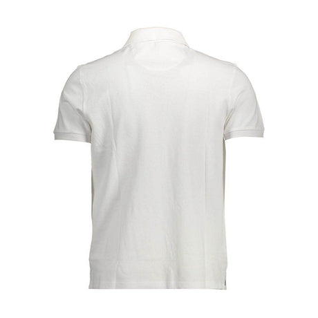North Sails White Cotton Men Polo Shirt - Hilstor