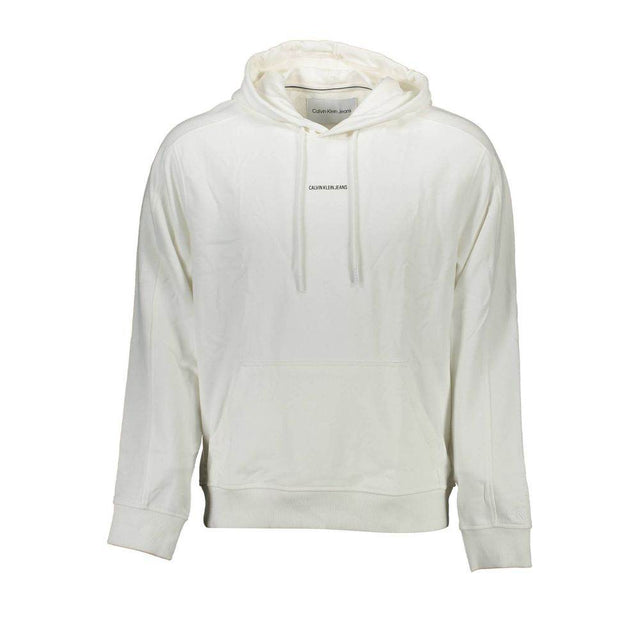 Calvin Klein White Cotton Men Sweater - Hilstor