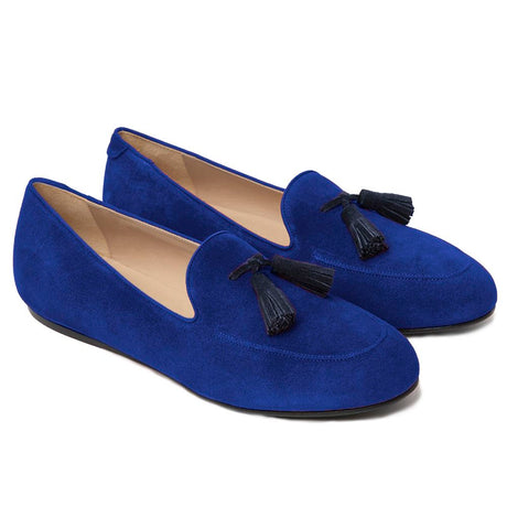 Charles Philip Blue Calfskin Loafer