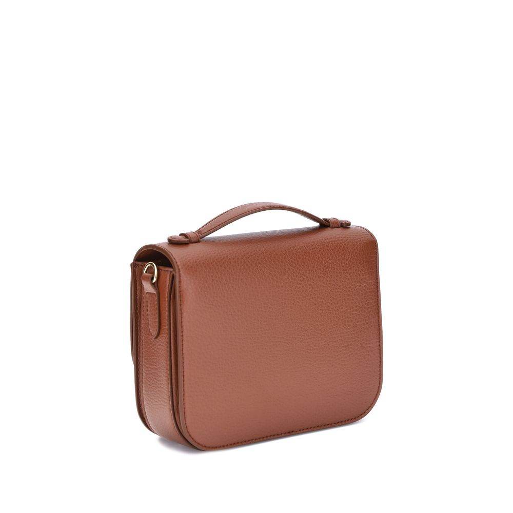 Stella McCartney Logo Flap Bag Eco Embossed Grainy Alter - Hilstor