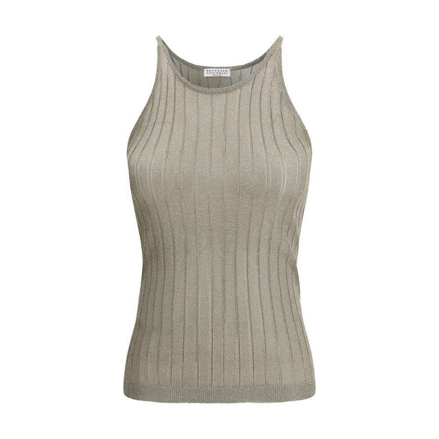 Brunello Cucinelli Lurex Tank Top - Hilstor