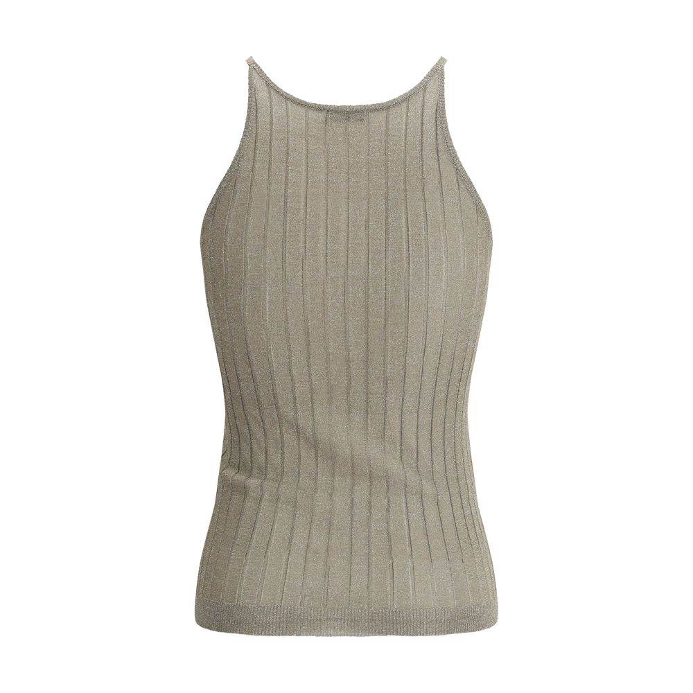 Brunello Cucinelli Lurex Tank Top - Hilstor