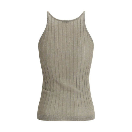 Brunello Cucinelli Lurex Tank Top - Hilstor