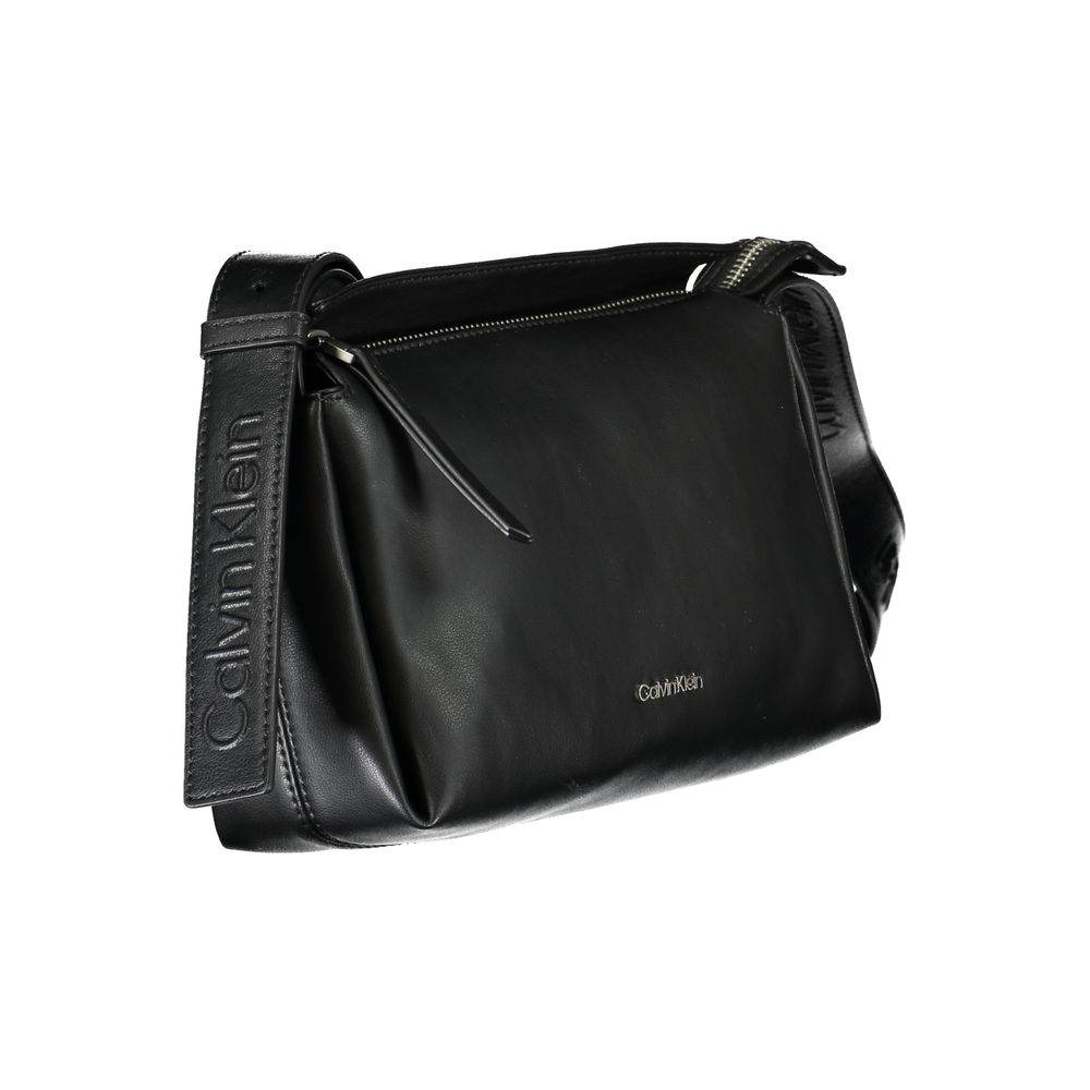 Calvin Klein Black Polyester Handbag - Hilstor