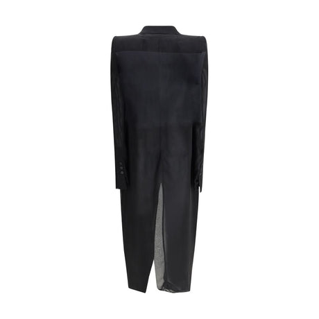 Rick Owens Chiffon and tulle long Coat