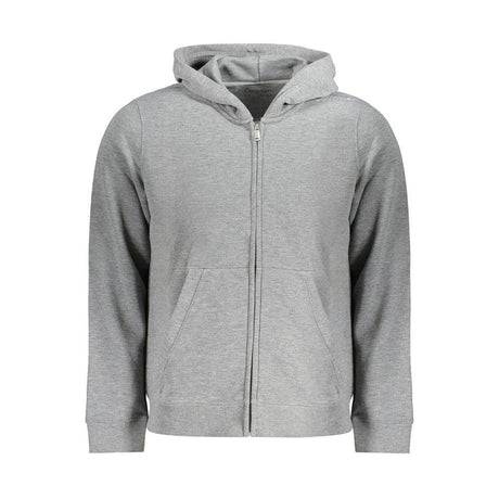 Calvin Klein Gray Recycled Polyester Men Hoodie - Hilstor