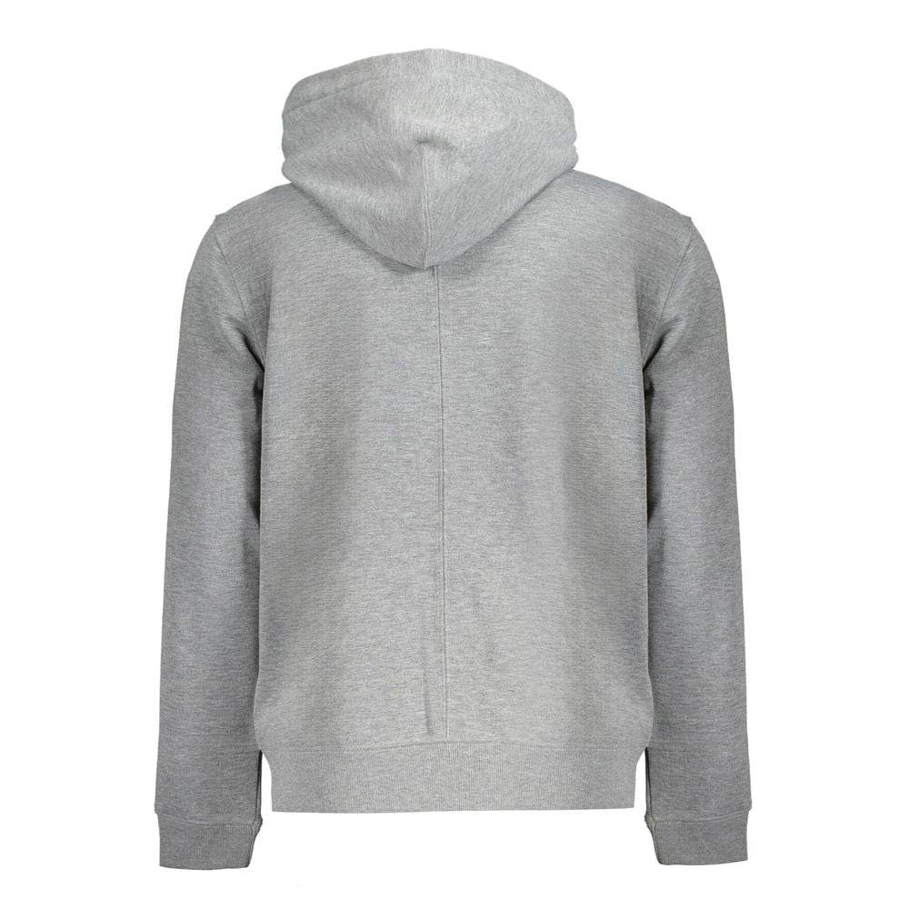 Calvin Klein Gray Recycled Polyester Men Hoodie - Hilstor
