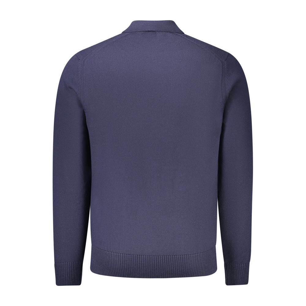 Hugo Boss Blue Wool Mens Sweater - Hilstor