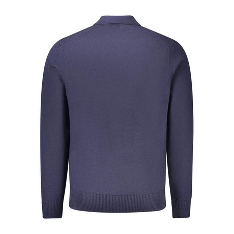 Hugo Boss Blue Wool Mens Sweater - Hilstor