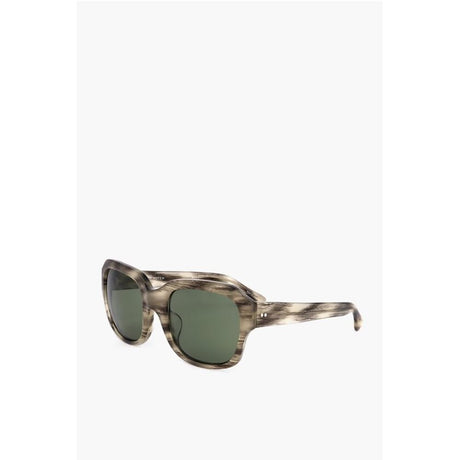 Linda Farrow Black And White Haircalf Sunglass