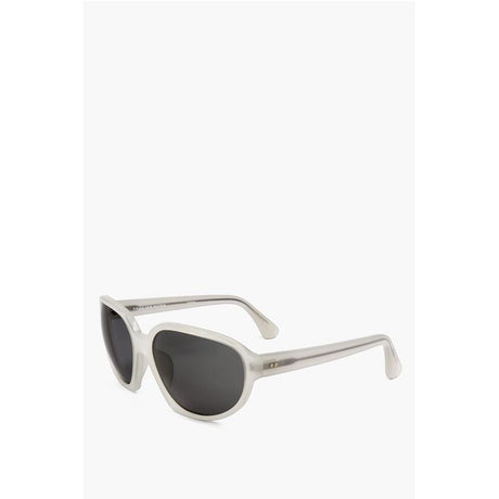 Linda Farrow White Haircalf Sunglass