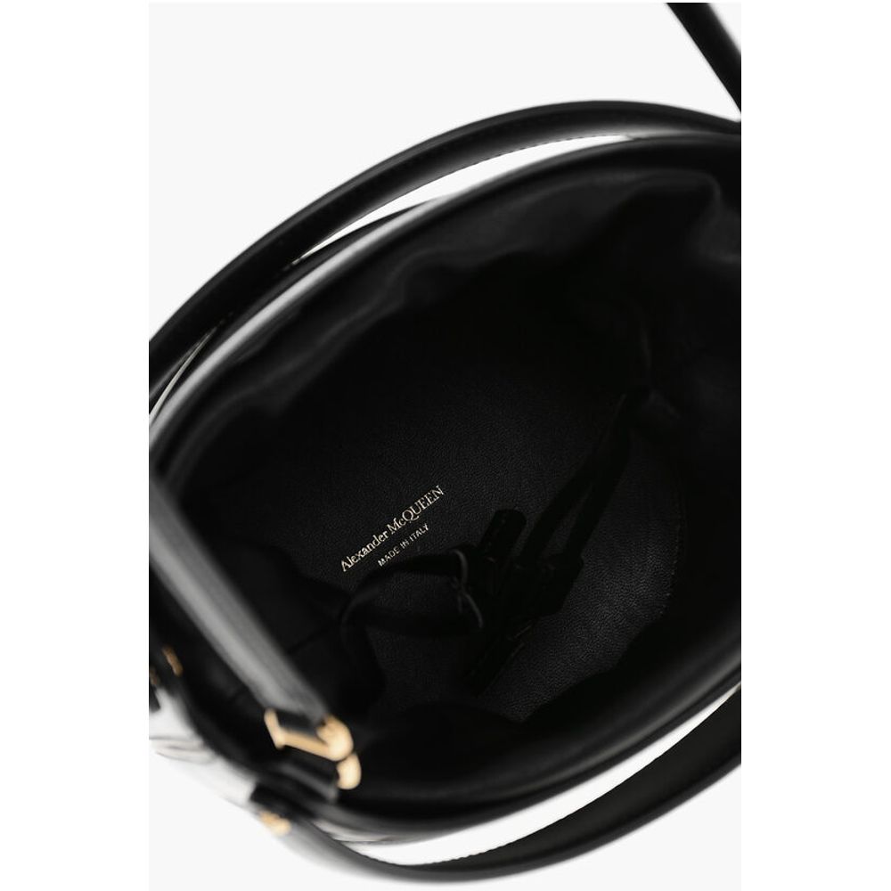 Alexander McQueen Black Calfskin Tote Bag