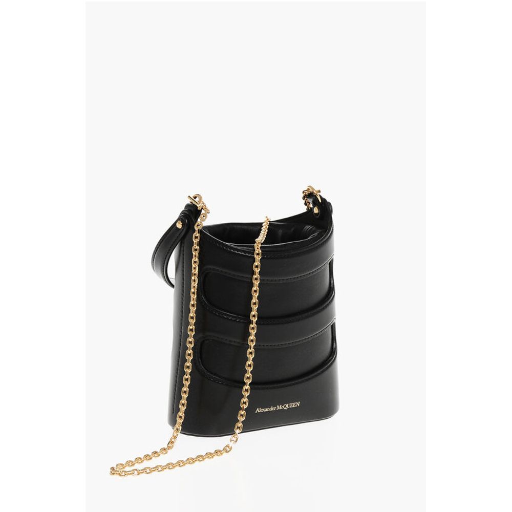 Alexander McQueen Black Calfskin Shoulder Bag