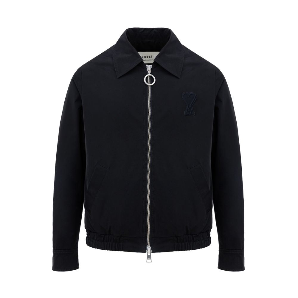Ami Paris Black Polyester Jacket