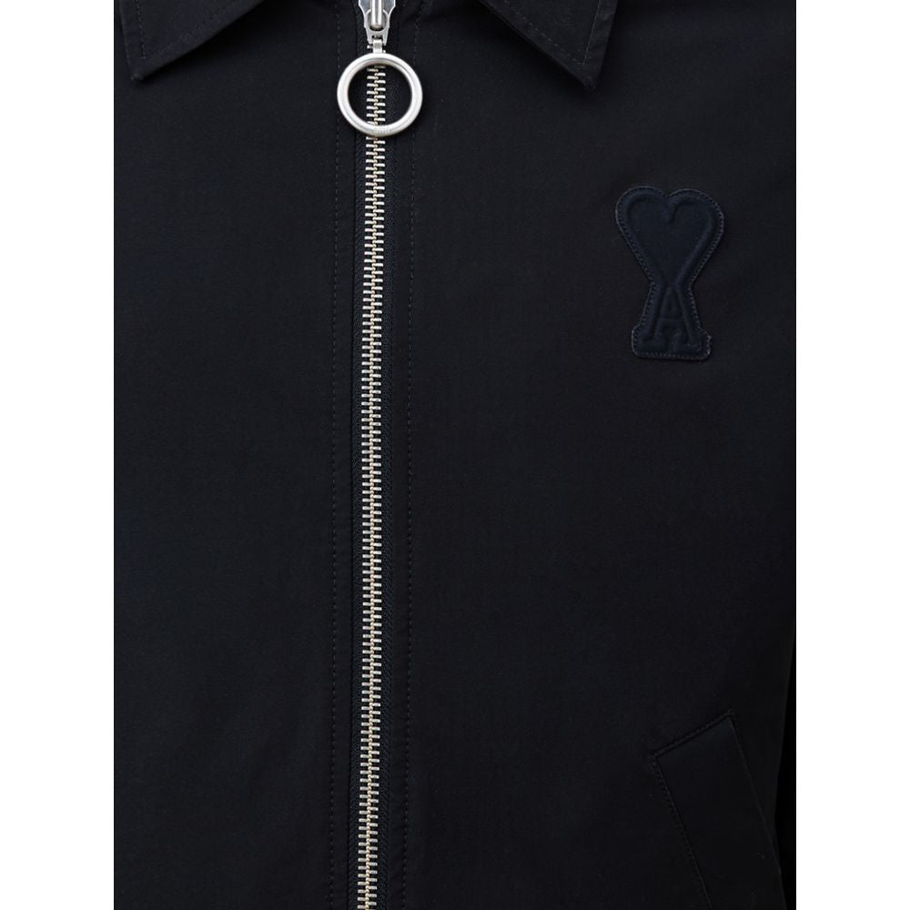 Ami Paris Black Polyester Jacket