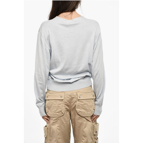 Dsquared² Light Blue Cotton Sweater