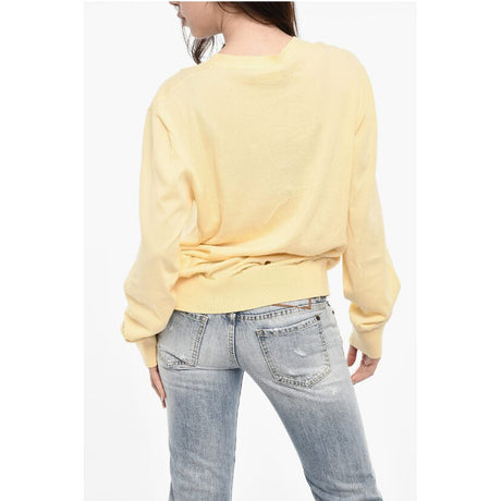 Dsquared² Yellow Cotton Sweater