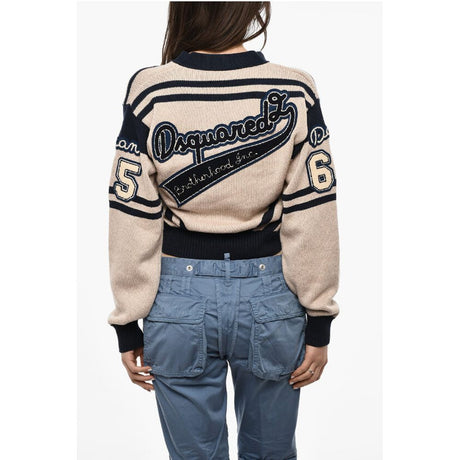 Dsquared² Beige Cotton Sweater