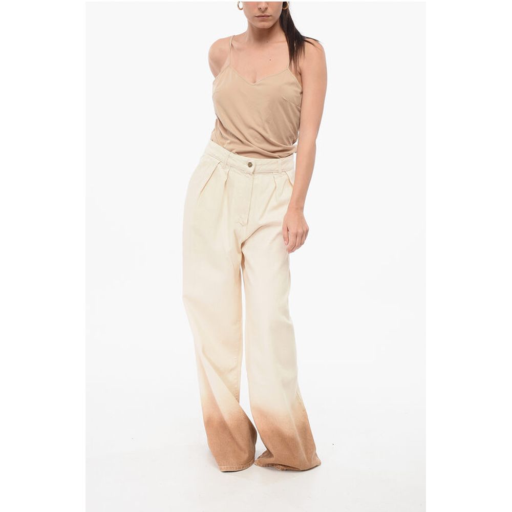 Alanui Beige Cotton Jeans Denim