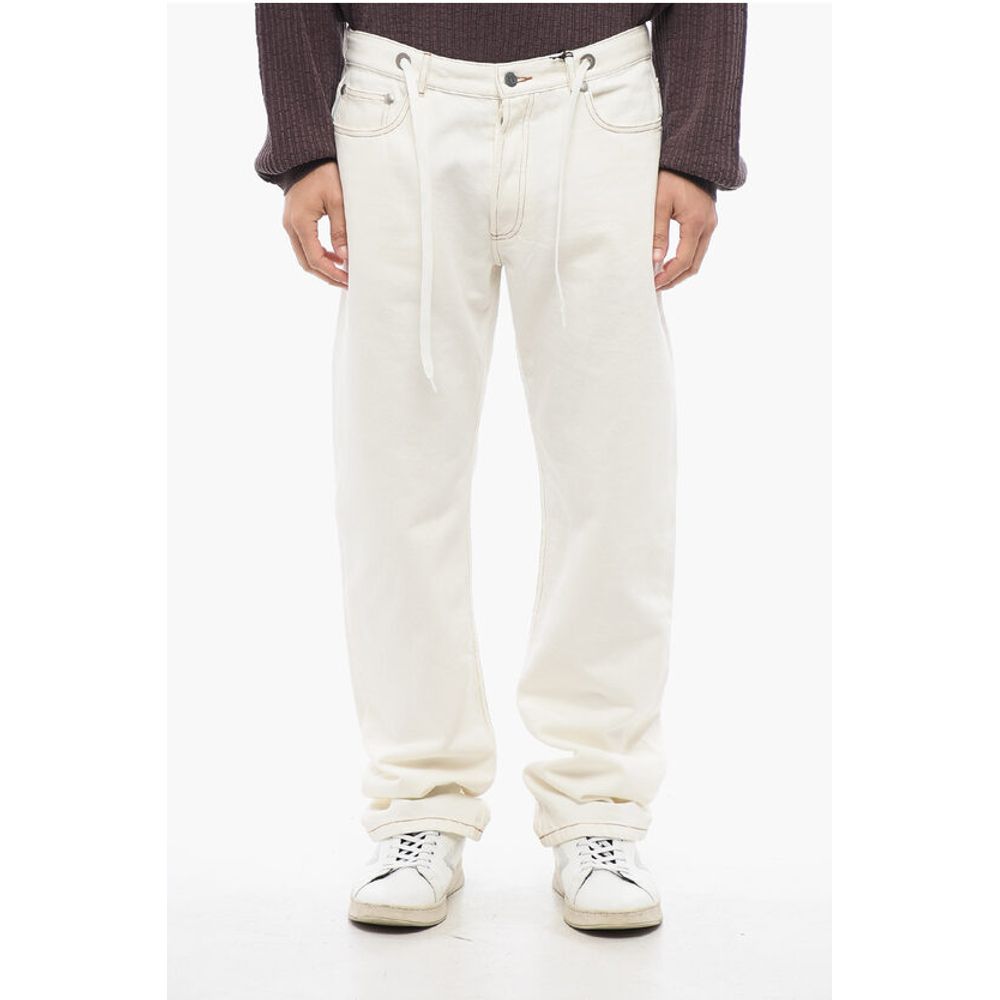 A.P.C. White Cotton Jeans Denim