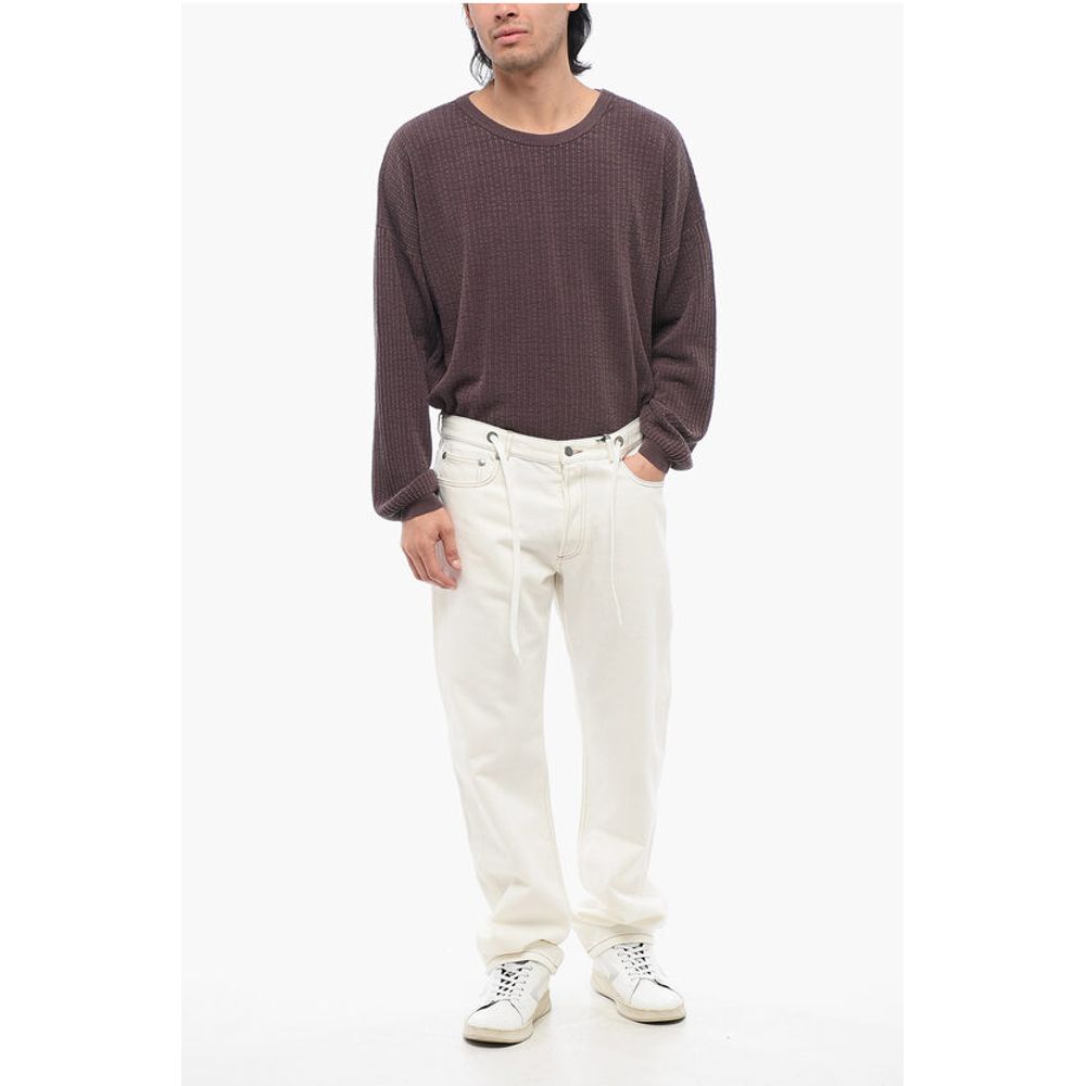 A.P.C. White Cotton Jeans Denim