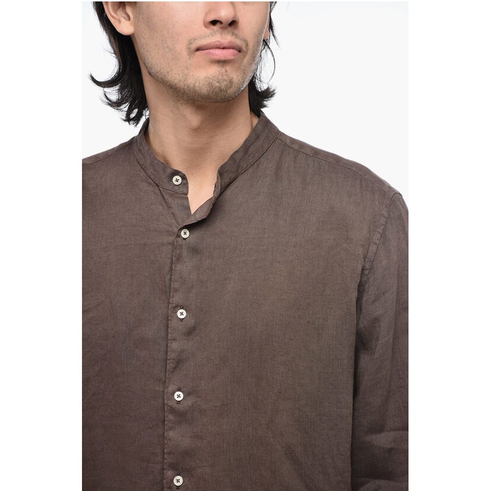 Altea Brown Linen Shirt
