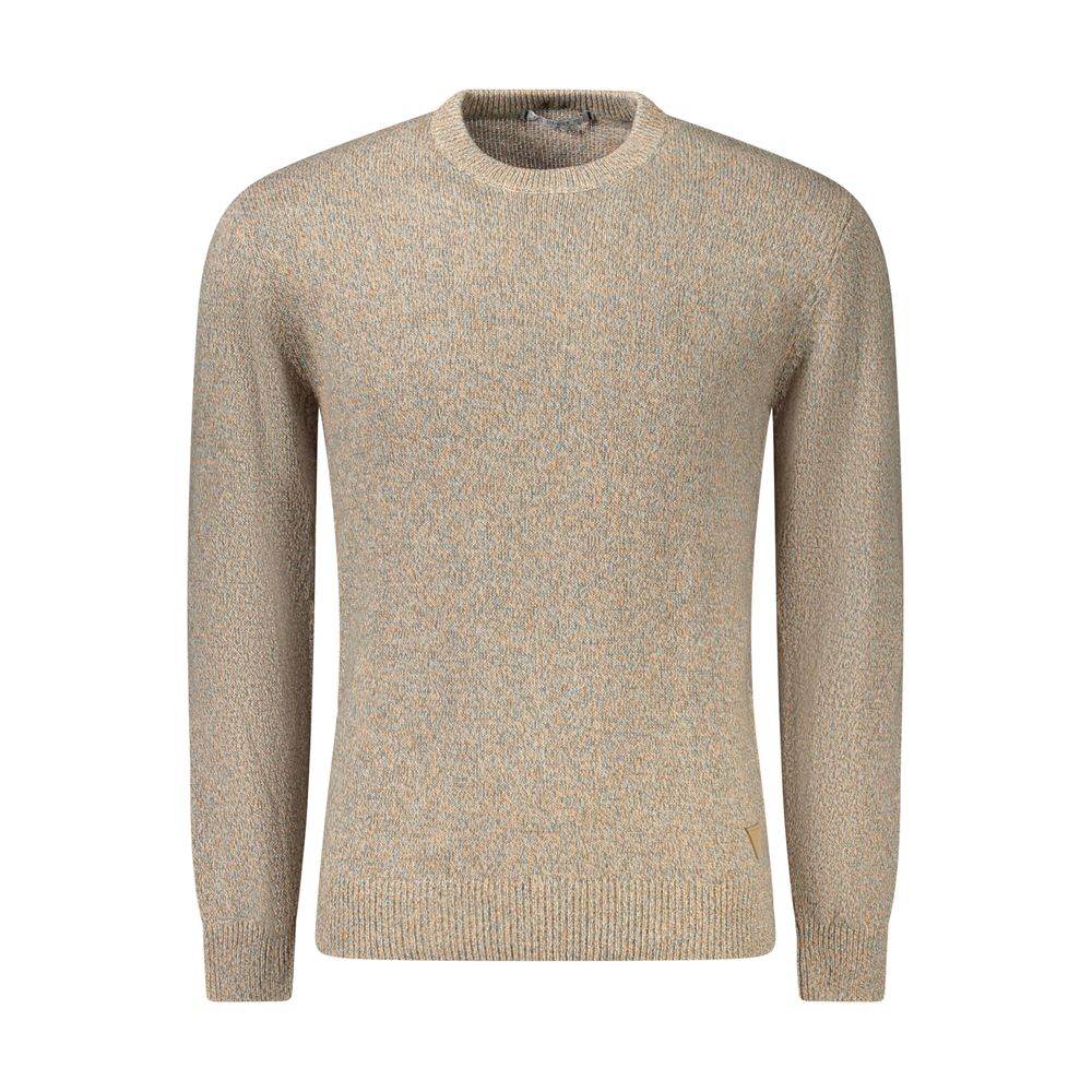 Guess Jeans Beige Cotton Men Sweater - Hilstor