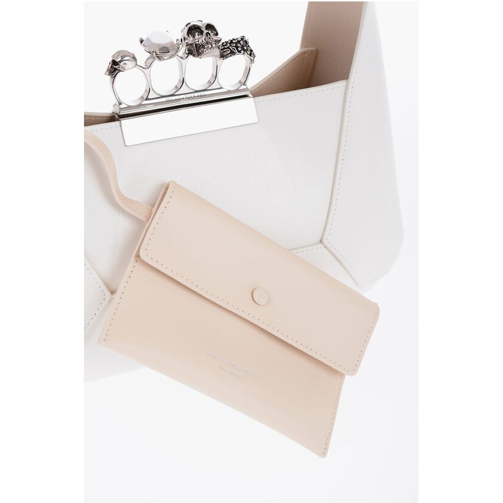 Alexander McQueen White Leather Shoulder Bag