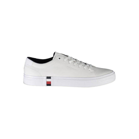 Tommy Hilfiger White Leather Men Sneaker - Hilstor