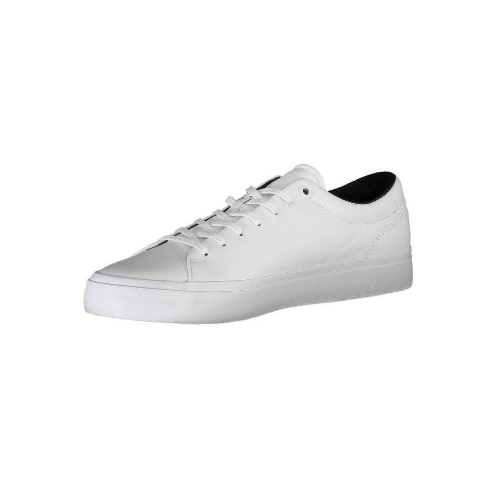 Tommy Hilfiger White Leather Men Sneaker - Hilstor