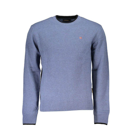 Napapijri Blue Fabric Men Sweater - Hilstor