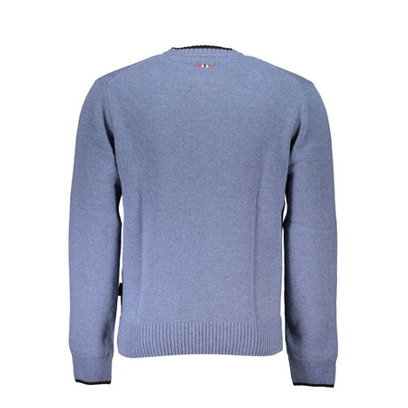 Napapijri Blue Fabric Men Sweater - Hilstor