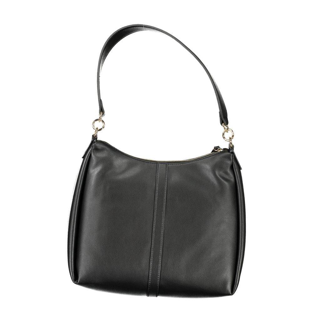 Tommy Hilfiger Black Polyester Handbag - Hilstor