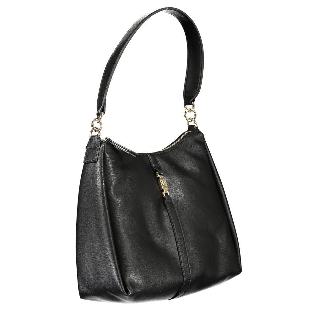 Tommy Hilfiger Black Polyester Handbag - Hilstor
